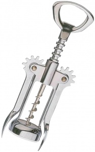 Traditional Magic Twin Lever Push Down Corkscrew and Bottle Opener